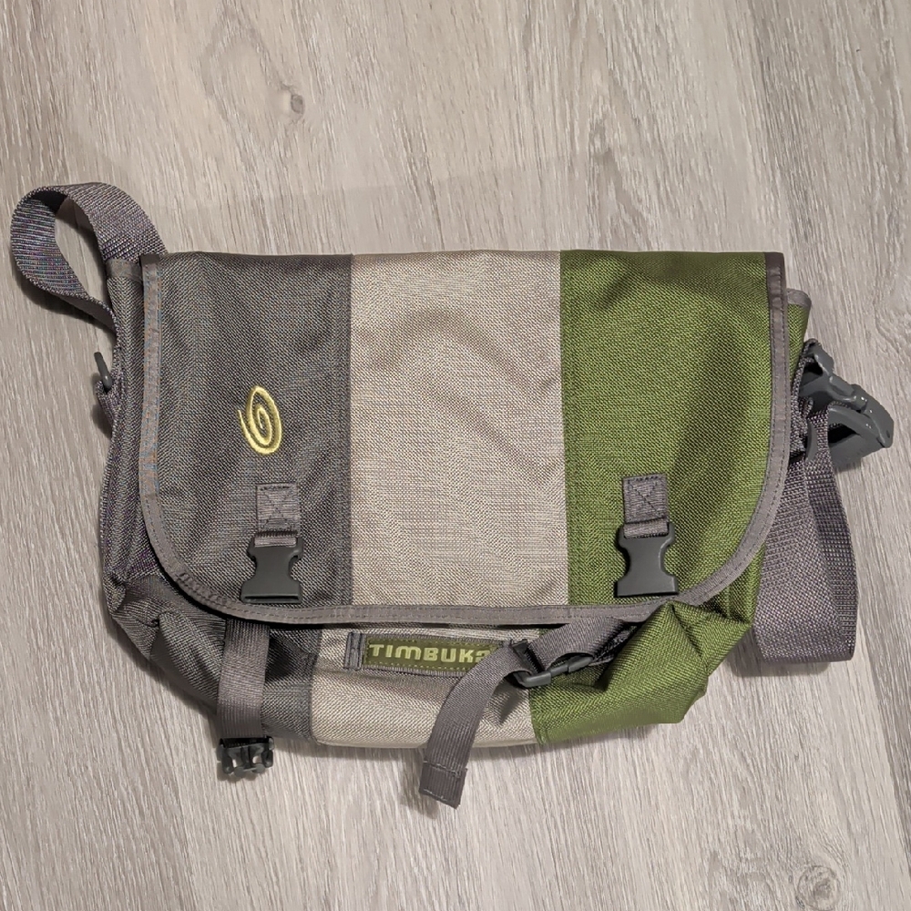 Timbuk2 Olive and Charcoal Messenger Bag